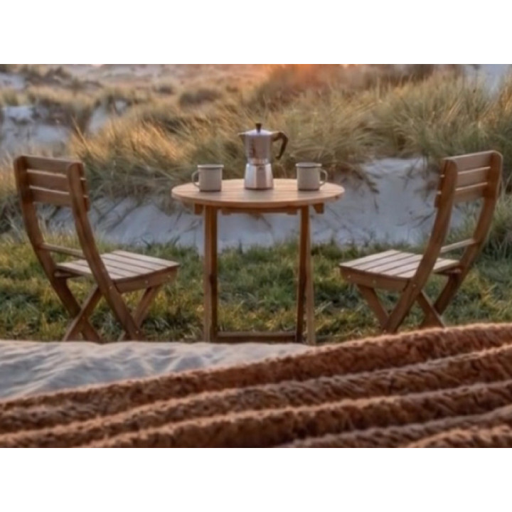 Table and 2 Chairs Set